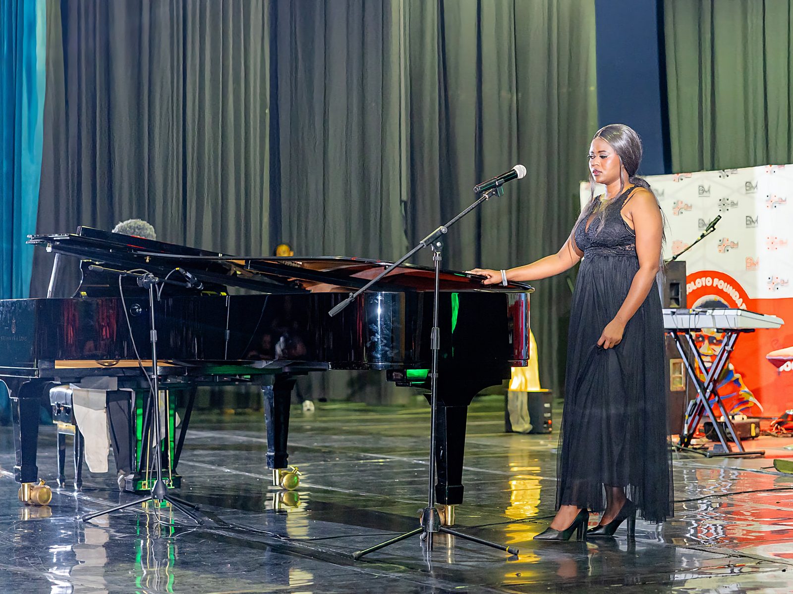 Millicent Setshedi with Tumi Ramonti on piano