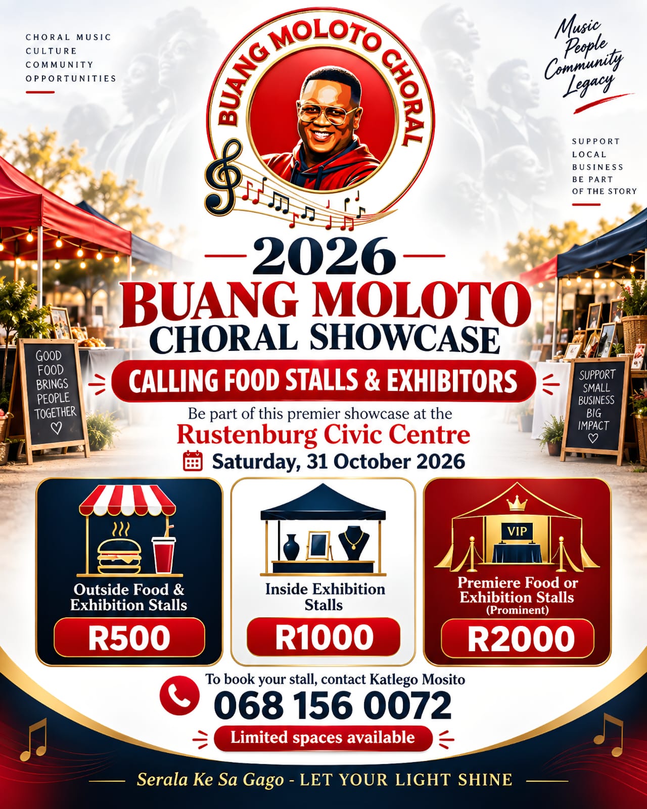 Food stalls and exhibitors